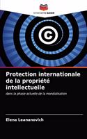 Protection internationale de la propriété intellectuelle