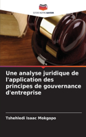analyse juridique de l'application des principes de gouvernance d'entreprise