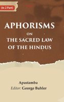 Aphorisms on the Sacred Law of the Hindus 1st