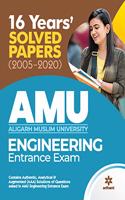 16 Years Solved Papers for Amu Engineering Entrance Exam 2021