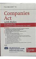 Companies Act with Rules (Paperback Pocket Edition) (January 2018 Edition)