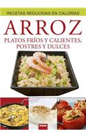 Arroz: Platos fríos y calientes, postres y dulces