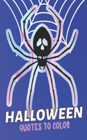 Halloween Quotes to color