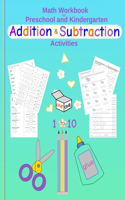Math Workbook for Preschool and Kindergarten Addition & Subtraction Activities
