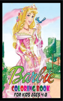 Barbie Coloring Book for Kids Ages 4-8