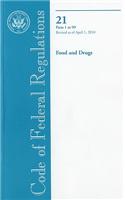 Food and Drugs Parts 1 to 99