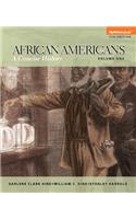 African Americans: A Concise History, Volume 1