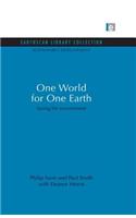 One World for One Earth