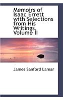 Memoirs of Isaac Errett with Selections from His Writings, Volume II