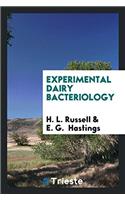 Experimental Dairy Bacteriology