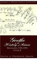 Goethe in the History of Science