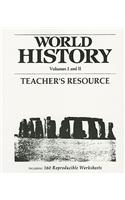 World History Teachers Resource Binder Vol One and Two 1989c: (World History )