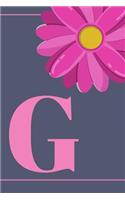 G: Letter G Personalized Journal/Notebook For Kids, Teens And Adults, Monogram Initial (6x9 Journal) Ideal Birthday Gift, Composition Logbook