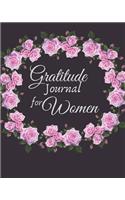 Gratitude Journal for Women: 1 year Daily Gratitude Journal 1 minute Journal to Write with Motivational Quotes 8 x 10 inches, 115 pages