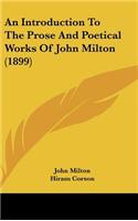 An Introduction To The Prose And Poetical Works Of John Milton (1899)