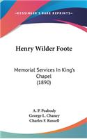 Henry Wilder Foote