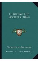 Le Regime Des Societes (1894)