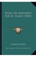 Essais De Memoires Sur M. Suard (1820)