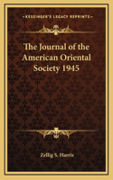 The Journal of the American Oriental Society 1945