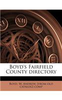 Boyd's Fairfield County Directory