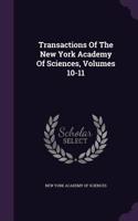 Transactions of the New York Academy of Sciences, Volumes 10-11