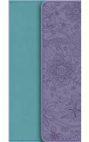 NIV Diary Turquoise / Purple Soft-Tone Bible with Clasp