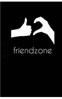 Friendzone: Notebook - 140 pages - Frienzone Logo - 8,5 x 5,5