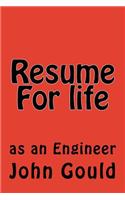 Resume For life