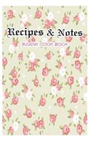 Blank Cook Book Recipe & Notes: Cooking Gifts Recipe Book Recipe Binder (Flower Series)