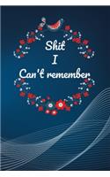 Shit I Can't Remember