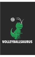 Dinosaurier Volleyball Notizbuch