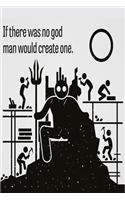 If there was no god man would create