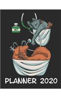 Vet Planner 2020: Planner Weekly and Monthly for 2020 Calendar Business Planners Organizer For To do list 8,5" x 11" Vet Veterinarian Medical Dogs and Cats