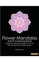 Flower Mandalas Adult Coloring Book Volume 3