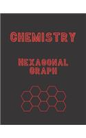 Chemistry Hexagonal Graph: Organic Chemistry - Paper Notebook - 102 pages - Hexagonal Graph and College Ruled - 8.5 x 11 inches (21,59 cm x 27,94 cm) - 1/4 inch Hexagons - Ver