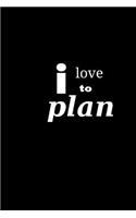 2019 Daily Planner I love To Plan 384 Pages: (Notebook, Diary, Blank Book)(2019 Planners Calendars Organizers Datebooks Appointment Books Agendas)