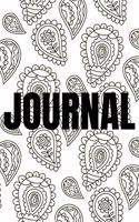 Paisley Background Lined Writing Journal Vol. 26