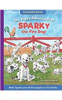 The Puppy Adventures of Sparky the Fire Dog Coloring Book