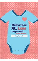 Baby Log Book Motherhood