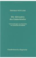 Die Adressaten Des Galaterbriefes