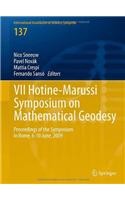 VII Hotine-Marussi Symposium on Mathematical Geodesy