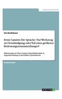 Ernst Cassirer, Die Sprache