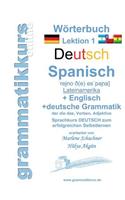 Wörterbuch Deutsch - Spanisch - Lateinamerika - Englisch A1 Lektion 1