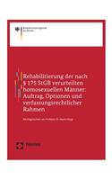 Rehabilitierung Der Nach 175 StGB Verurteilten Homosexuellen Manner: Auftrag, Optionen Und Verfassungsrechtlicher Rahmen