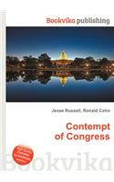 Contempt of Congress: (English)