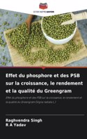Effet du phosphore et des PSB sur la croissance, le rendement et la qualité du Greengram
