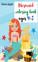 Mermaid coloring book ages 4-8