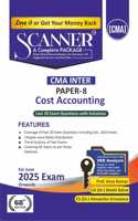 Cost Accounting (Paper 8 | CMA Inter | Gr. I) Scanner - Including questions and solutions | Applicable for June 2025 Exam Onwards | Green Edition