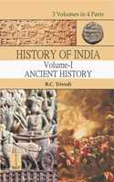 History of India (Set of 3 Vols in 4 Parts)