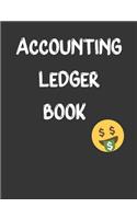 Accounting Ledger Book: Simple Accounting Ledger, Income Expense Book,110 Pages, Black Softcover